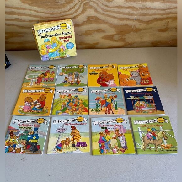 I Can Read , The Bernstein Bears Phonics Fun , Kids Book Set - Multicolor - Picture 1 of 4